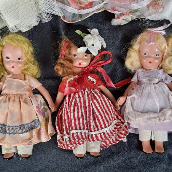 Nancy Ann Story Book Dolls Porcelain Bisque Bundle of 10 Mid-Century Modern VTG - Picture 2 of 15